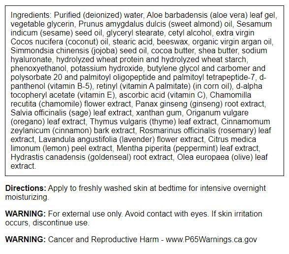 imageSwanson Argan Oil Ultra Moisturizing Night Cream 2 fl Ounce 59 ml Cream