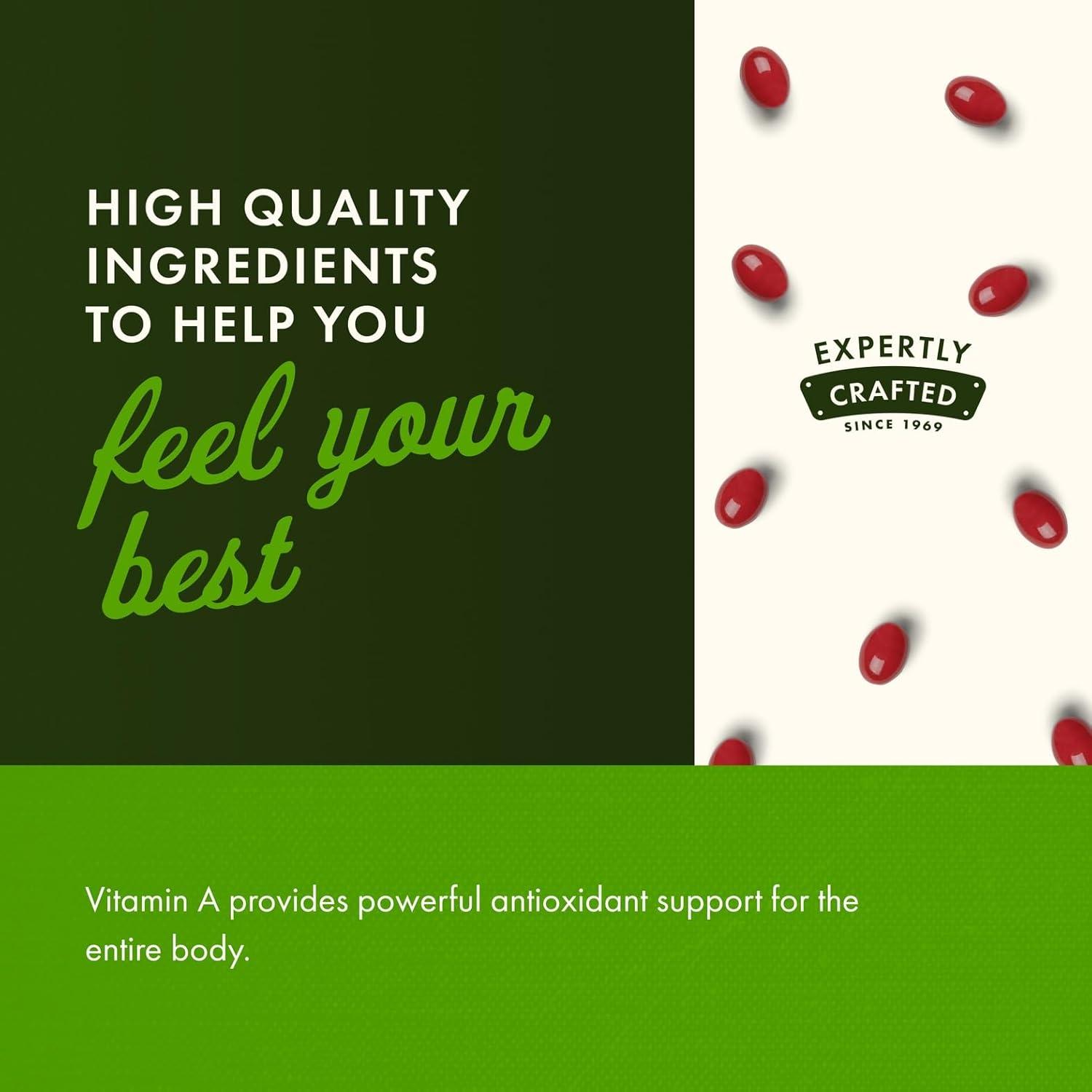 imageSwanson BetaCarotene Vitamin A 25000 Iu 7500 mcg 100 Sgels300 Count Pack of 2