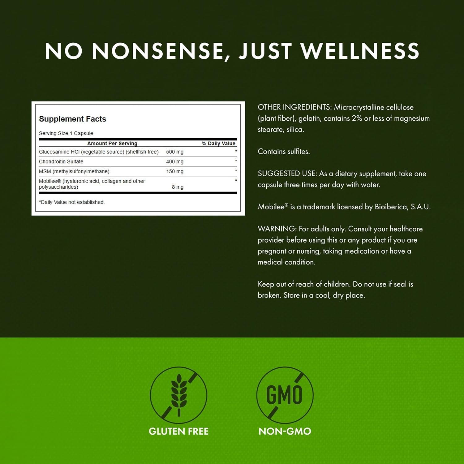 imageSwanson Glucosamine Chondroitin ampamp Msm with HyalJoint 90 Capsules