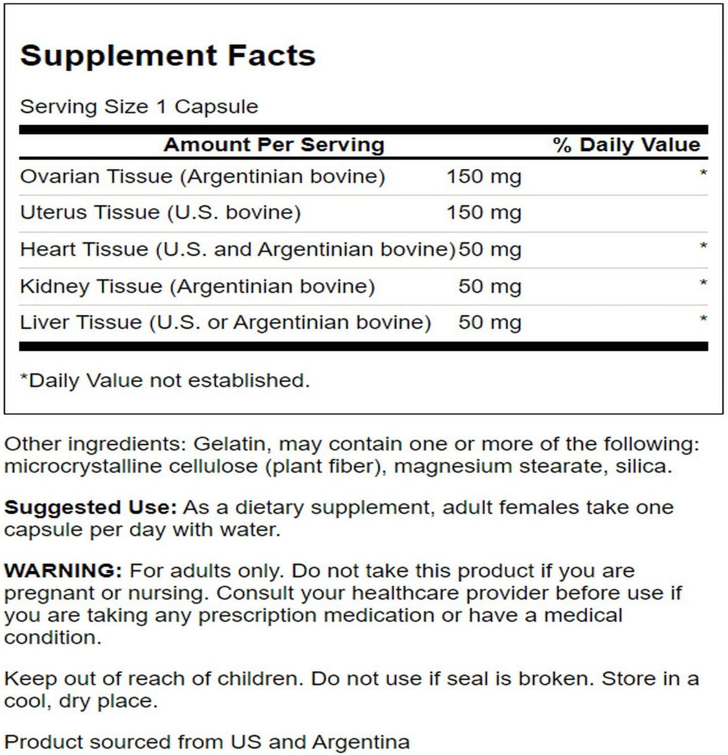 imageSwanson MultiGLANDULAR for Women 60 Cap