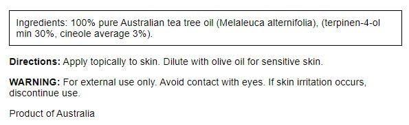 imageSwanson Tea Tree Oil 2 fl Ounce 59 ml Liquid