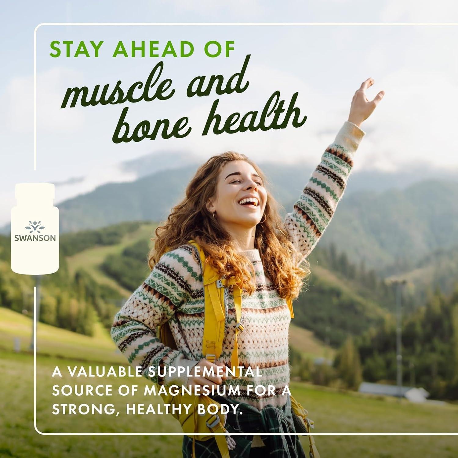 imageSwanson Triple Magnesium Complex 100 Capsules 400mg Each