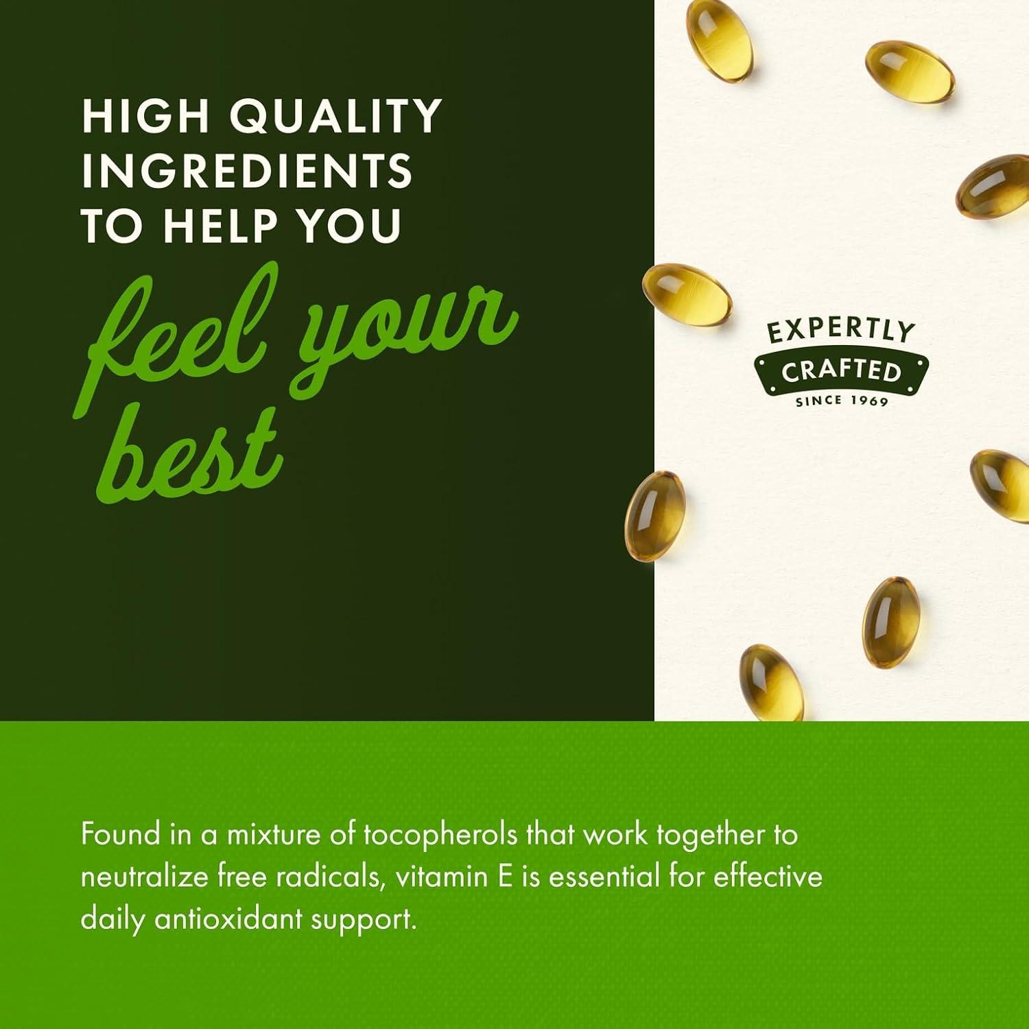 imageSwanson Vitamin E Mixed Tocopherols 400 Iu 268 Milligrams 250 Sgels