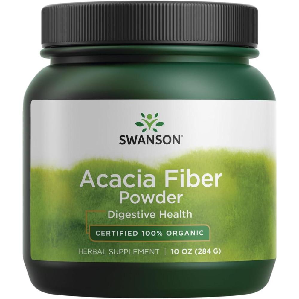 imageSwanson 100 Certified Organic Acacia Fiber Powder 10 Ounce 284 g Pwdr