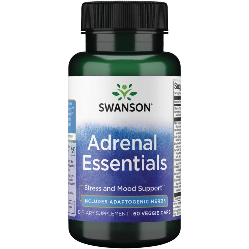 imageSwanson Adrenal Essentials 60 Veg Capsules