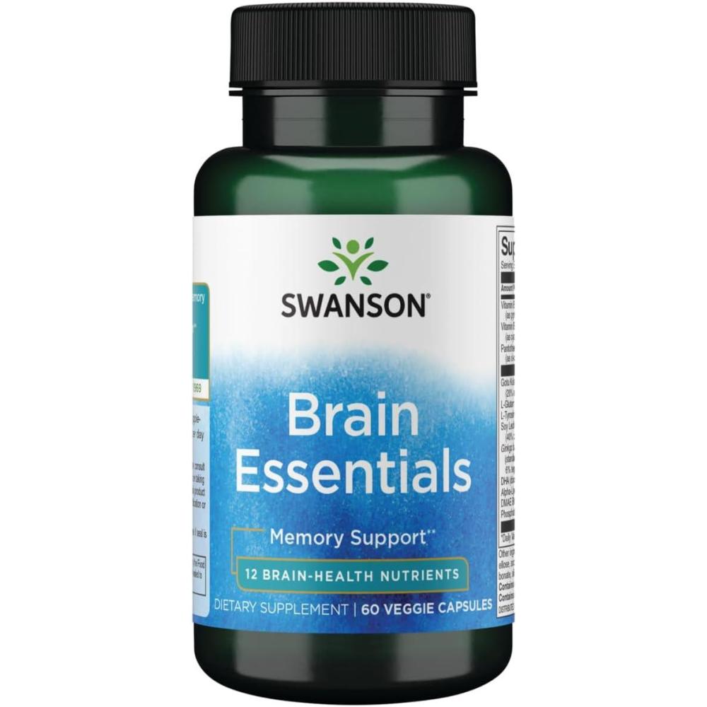 imageSwanson Brain Essentials 60 Veg Capsules