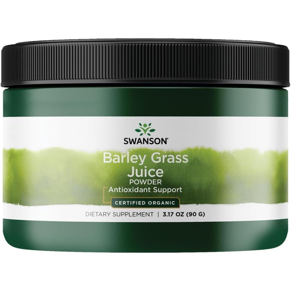 imageSwanson Certified Organic Barley Grass Juice Powder 317 Ounce 90 g Pwdr