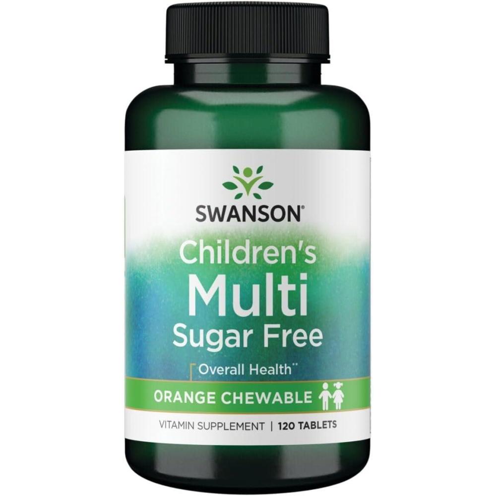 imageSwanson Child Multi Sugar Free ORNG 120 TABS