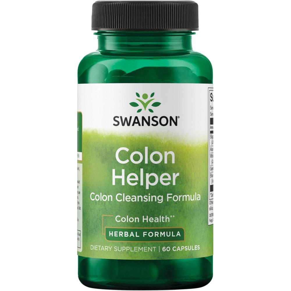 imageSwanson Colon Helper  Promotes Digestive Health Using Vervain Goldenseal Root Slippery Elm Bark ampamp More  Herbal Supplement Aiding Healthy Eliminations  60 Capsules 2 Pack60 Count Pack of 1