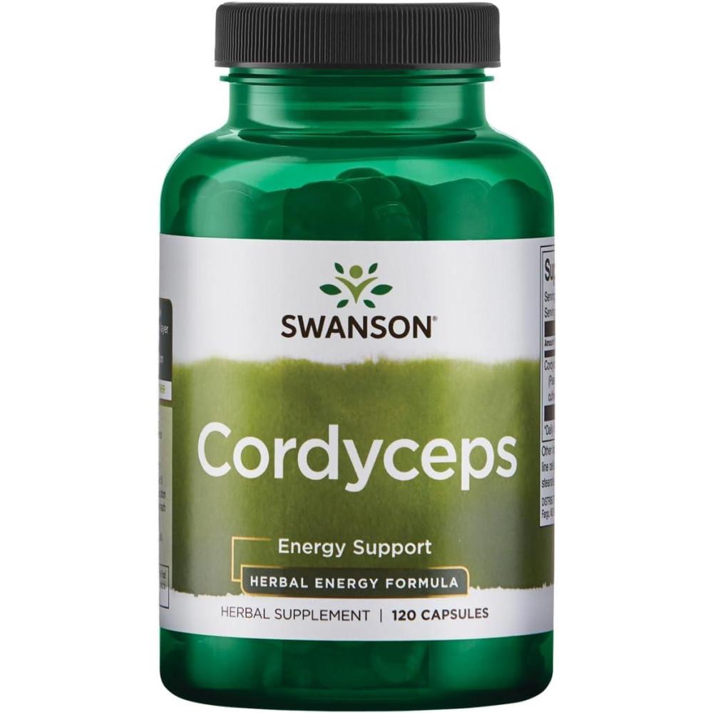 imageSwanson Cordyceps 600 Milligrams 120 Capsules