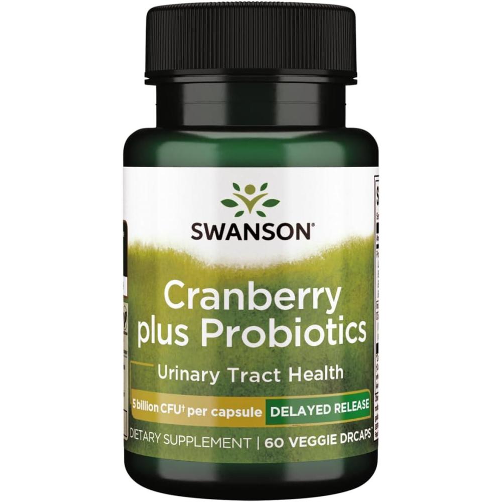 imageSwanson Cranberry Probiotic 5 Billion Cfu 60 Veg Capsules