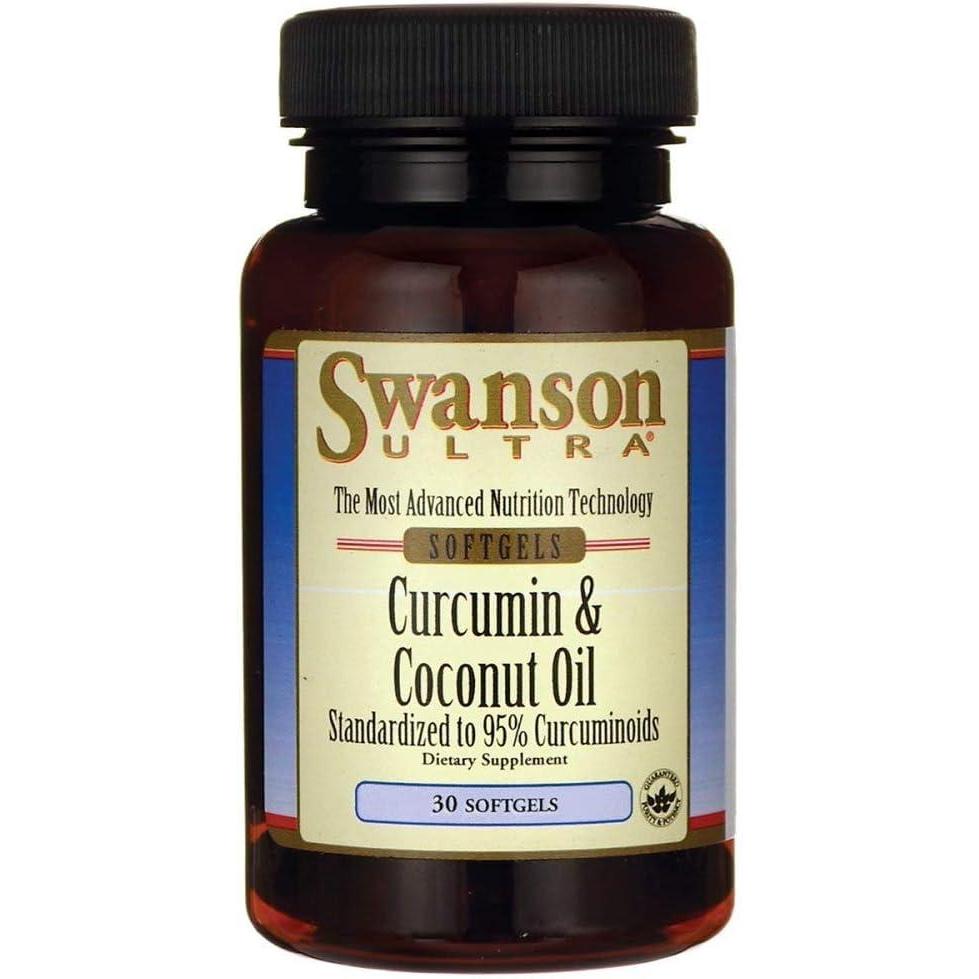 imageSwanson Curcumin ampamp Coconut Oil 30 Sgels