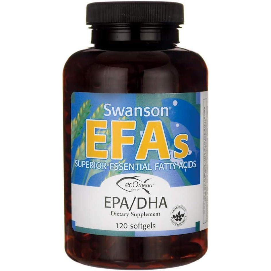 imageSwanson EFA EPA ampamp DHA Lemon Flavor 120 SGELS