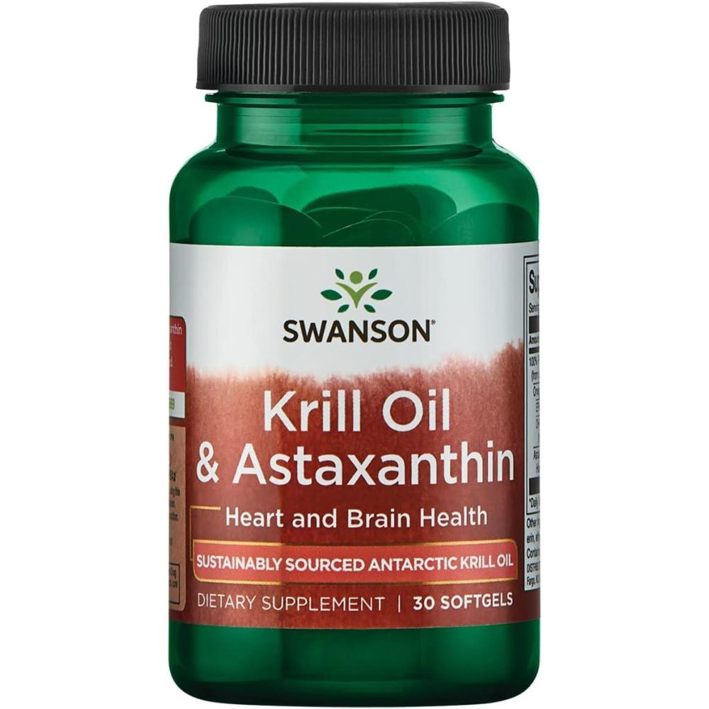 imageSwanson EFA Krill Oil ampamp ASTAXANTHIN 30 SGELS