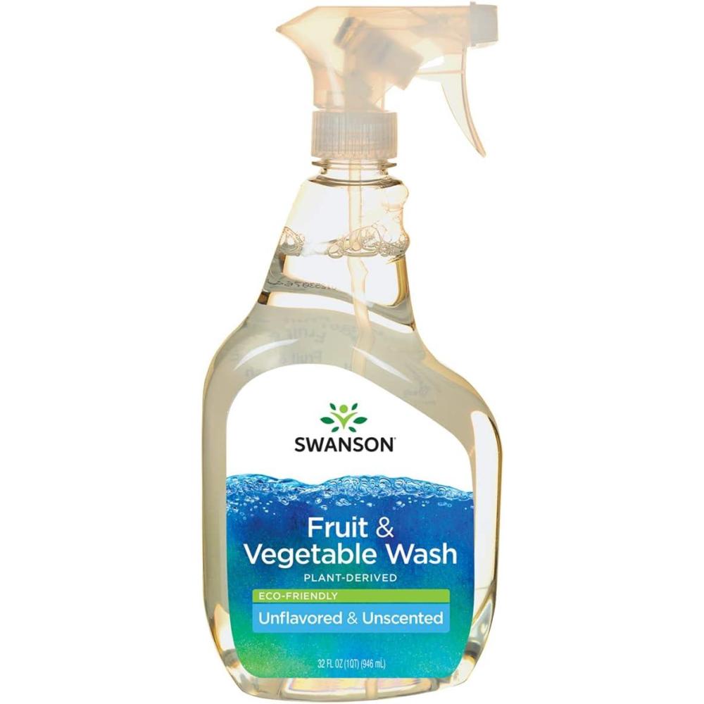 imageSwanson EcoFriendly Fruit ampamp Vegetable Wash 32 fl Ounce 946 ml Liquid