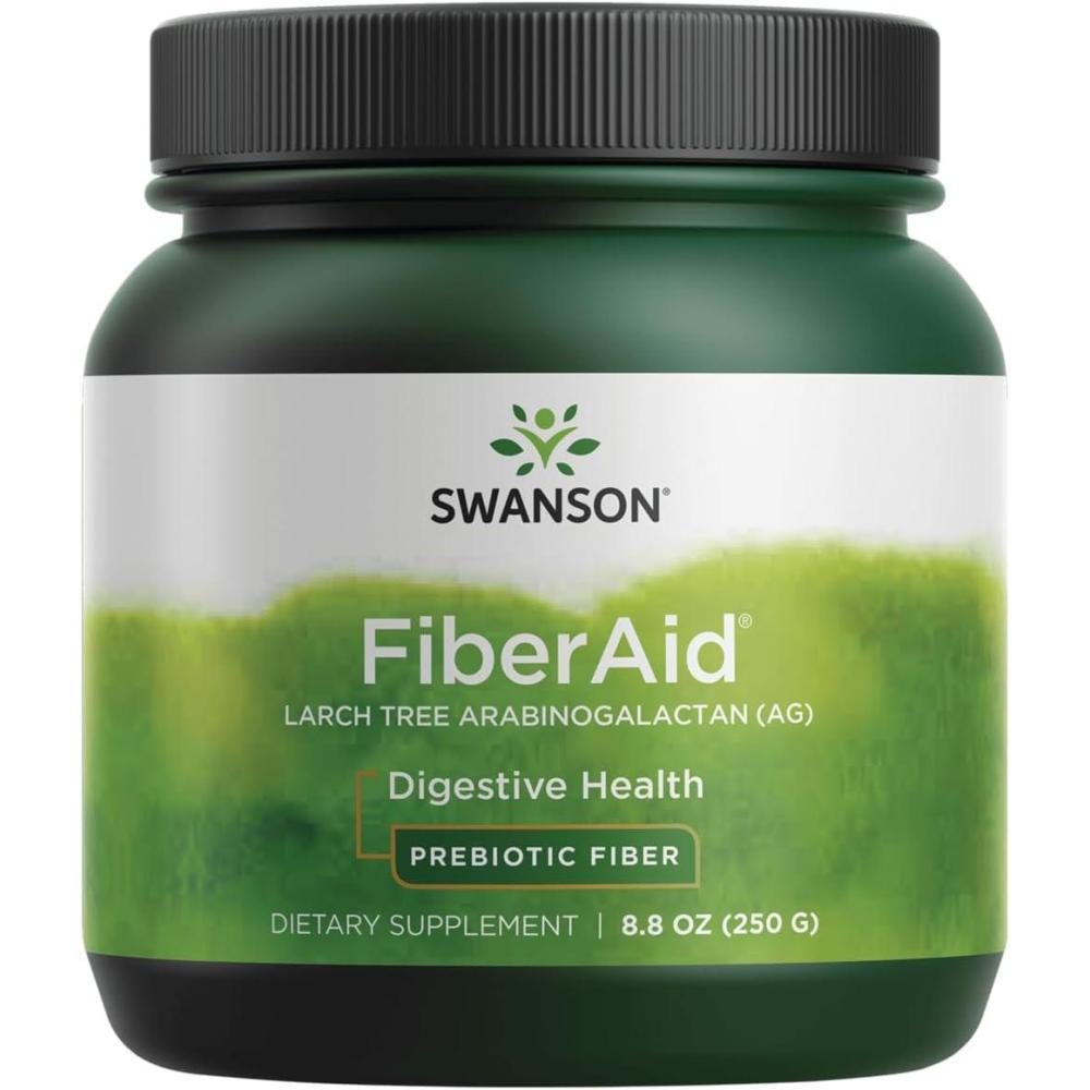 imageSwanson FiberAid  Larch Tree Arabinogalactan AG Powder  Fiber Drink Mix Promoting Digestive Health and Supports Gastrointestinal Health  88oz