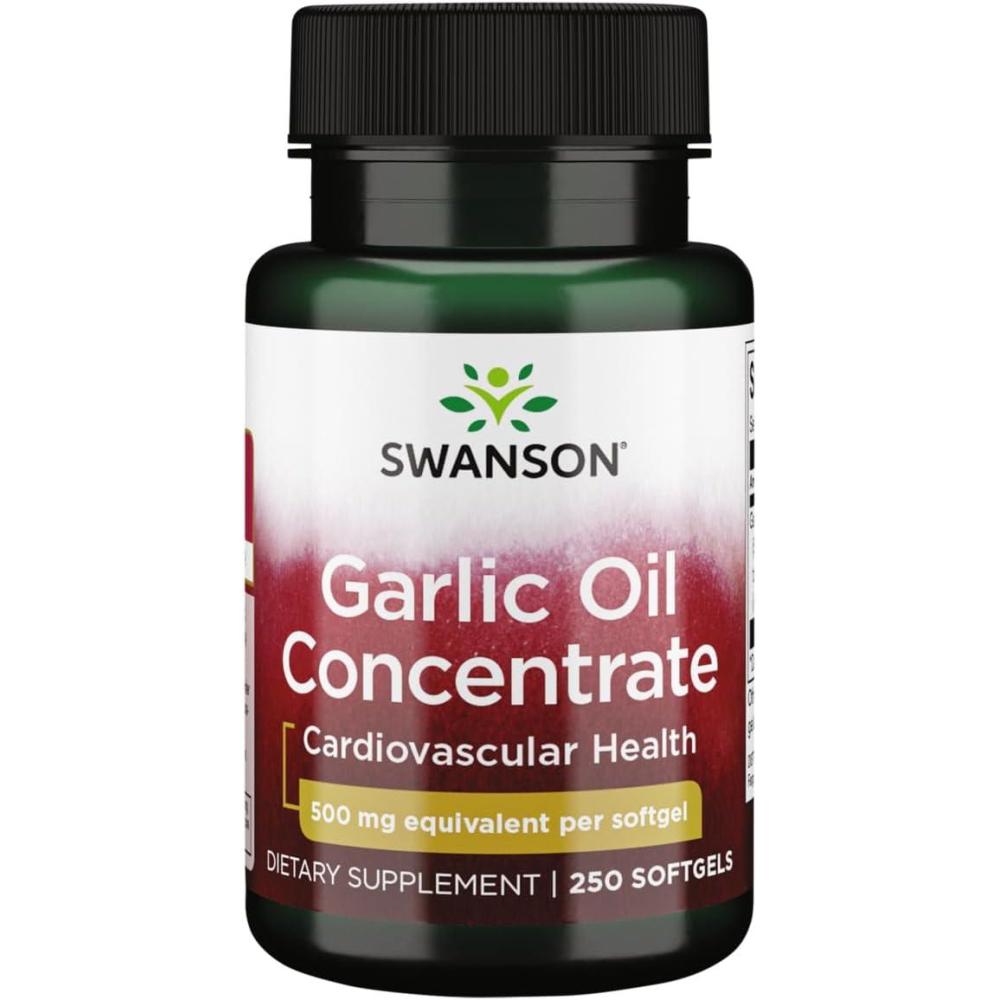 imageSwanson Garlic Oil Equivalent to 500 Milligrams 250 Sgels