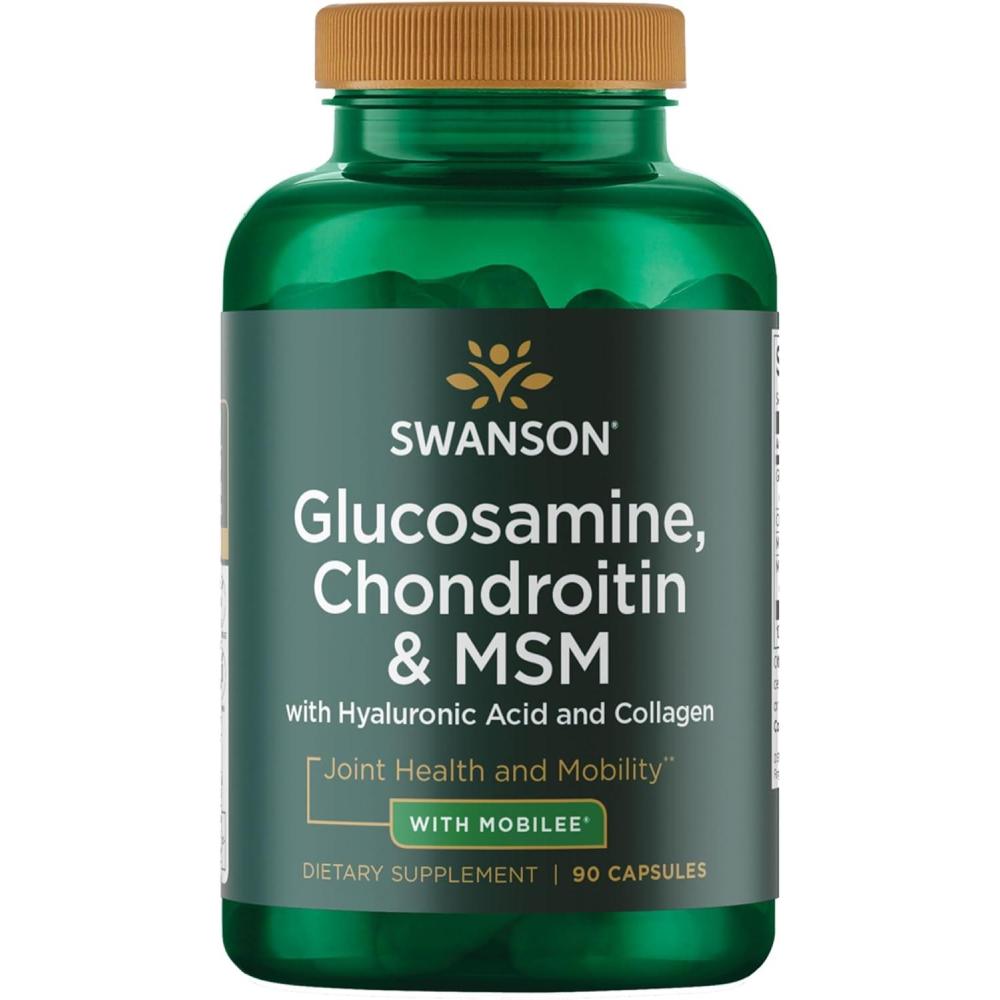 imageSwanson Glucosamine Chondroitin ampamp Msm with HyalJoint 90 Capsules