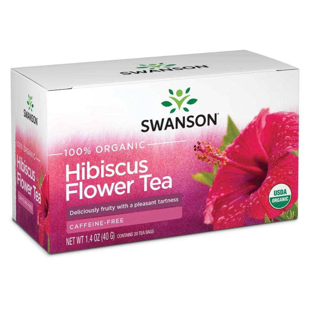 imageSwanson Hibiscus Flower Tea 20 BagS