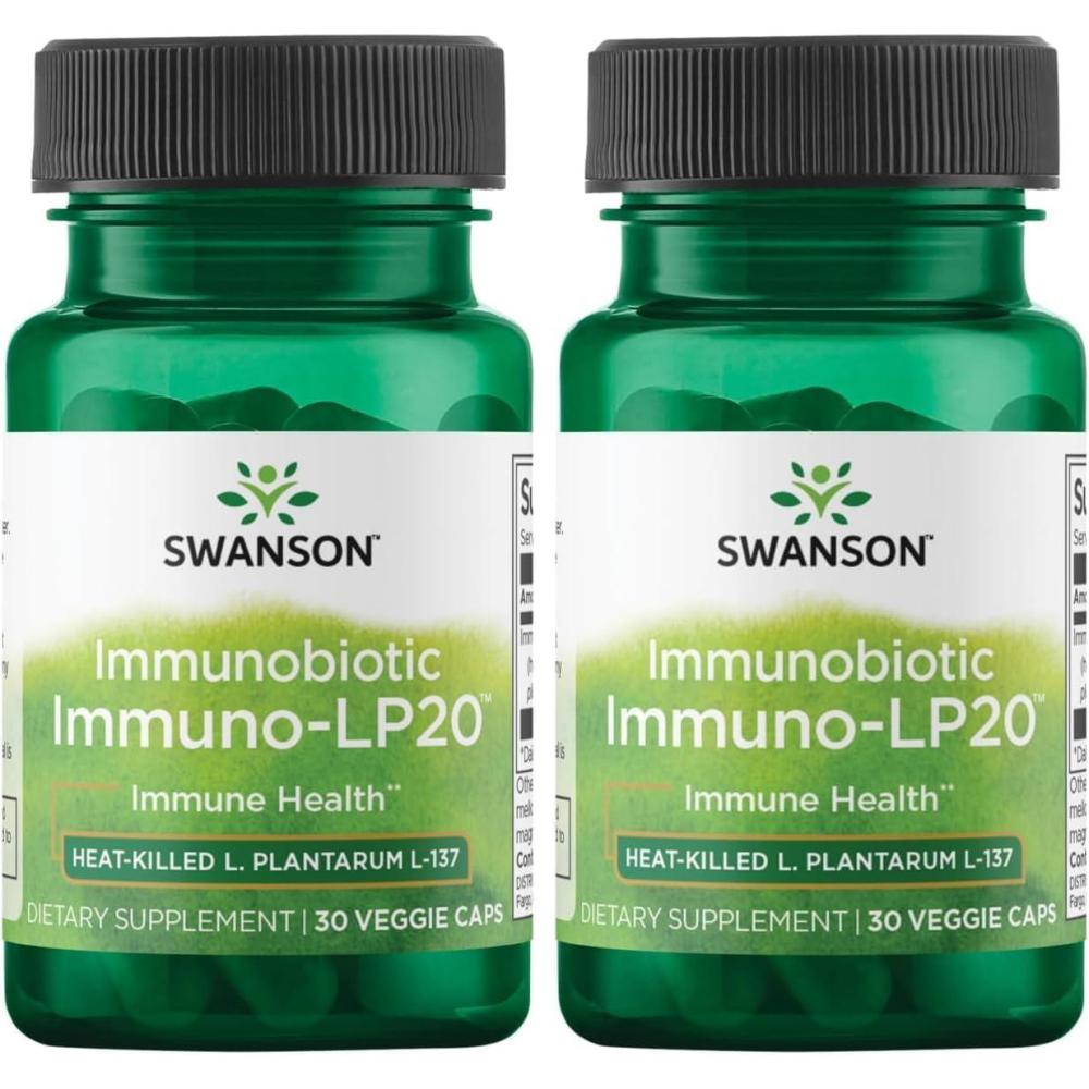 imageSwanson Immunobiotic ImmunoLp20 50 Milligrams 30 Veg Capsules30 Count Pack of 2