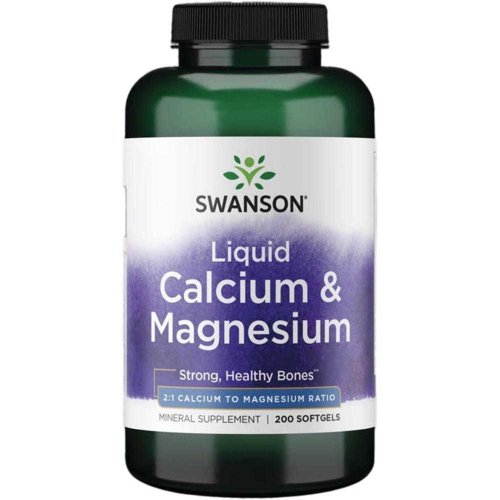 imageSwanson Liquid Calcium ampamp Magnesium 200 SGELS