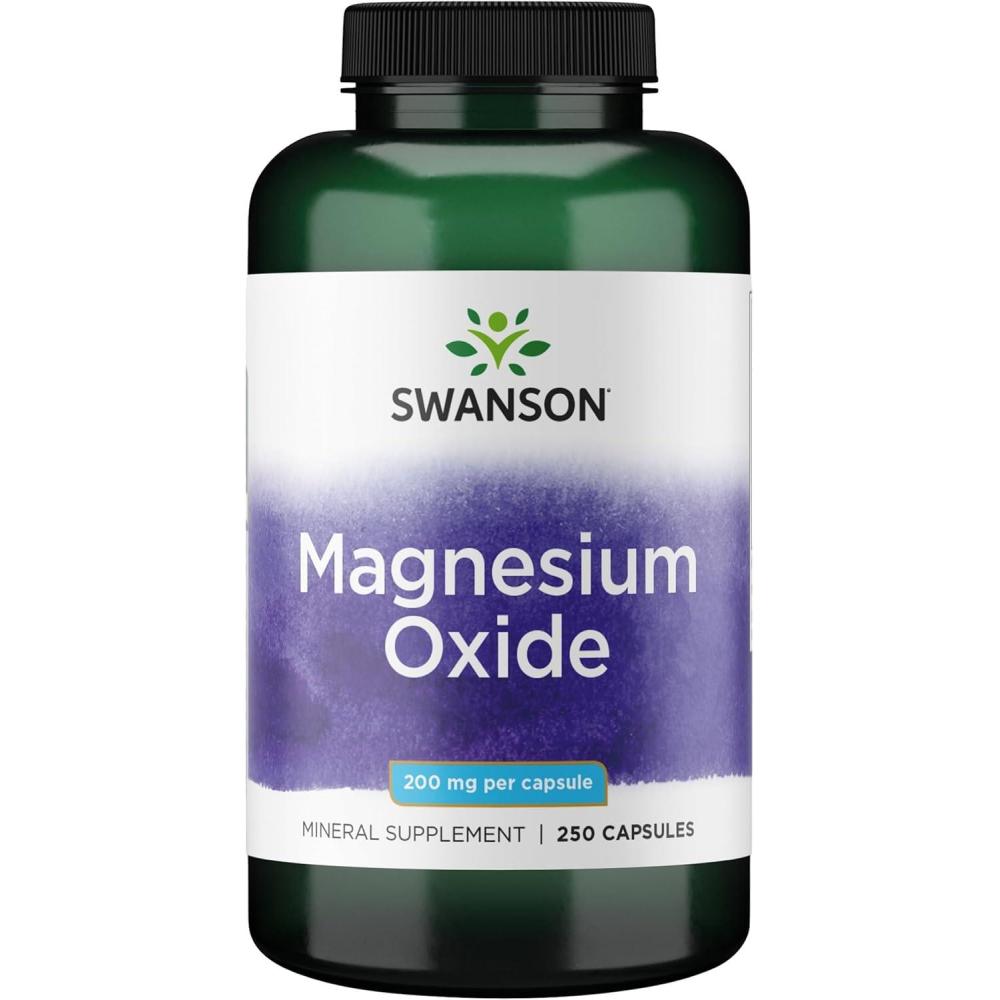 imageSwanson Magnesium 200 Milligrams 250 Capsules