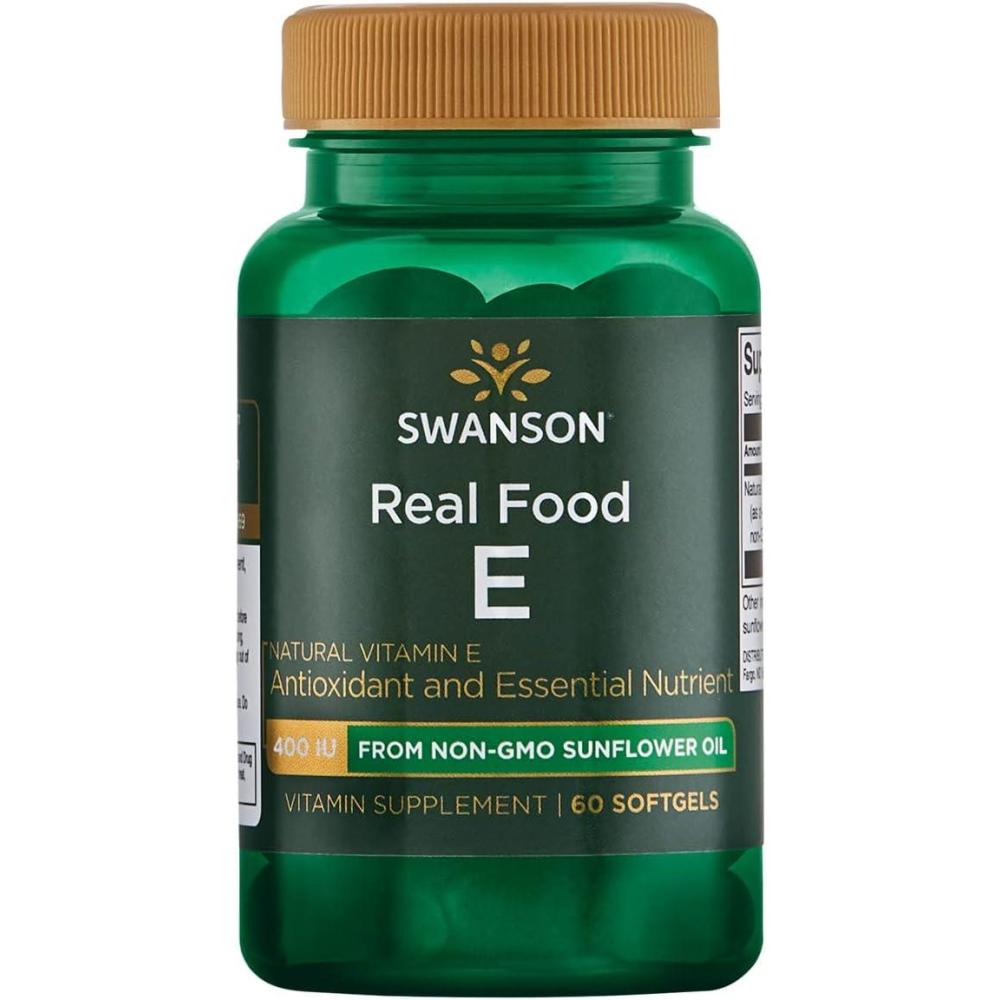 imageSwanson NAT E400 Real Food 400IU268MG 60S
