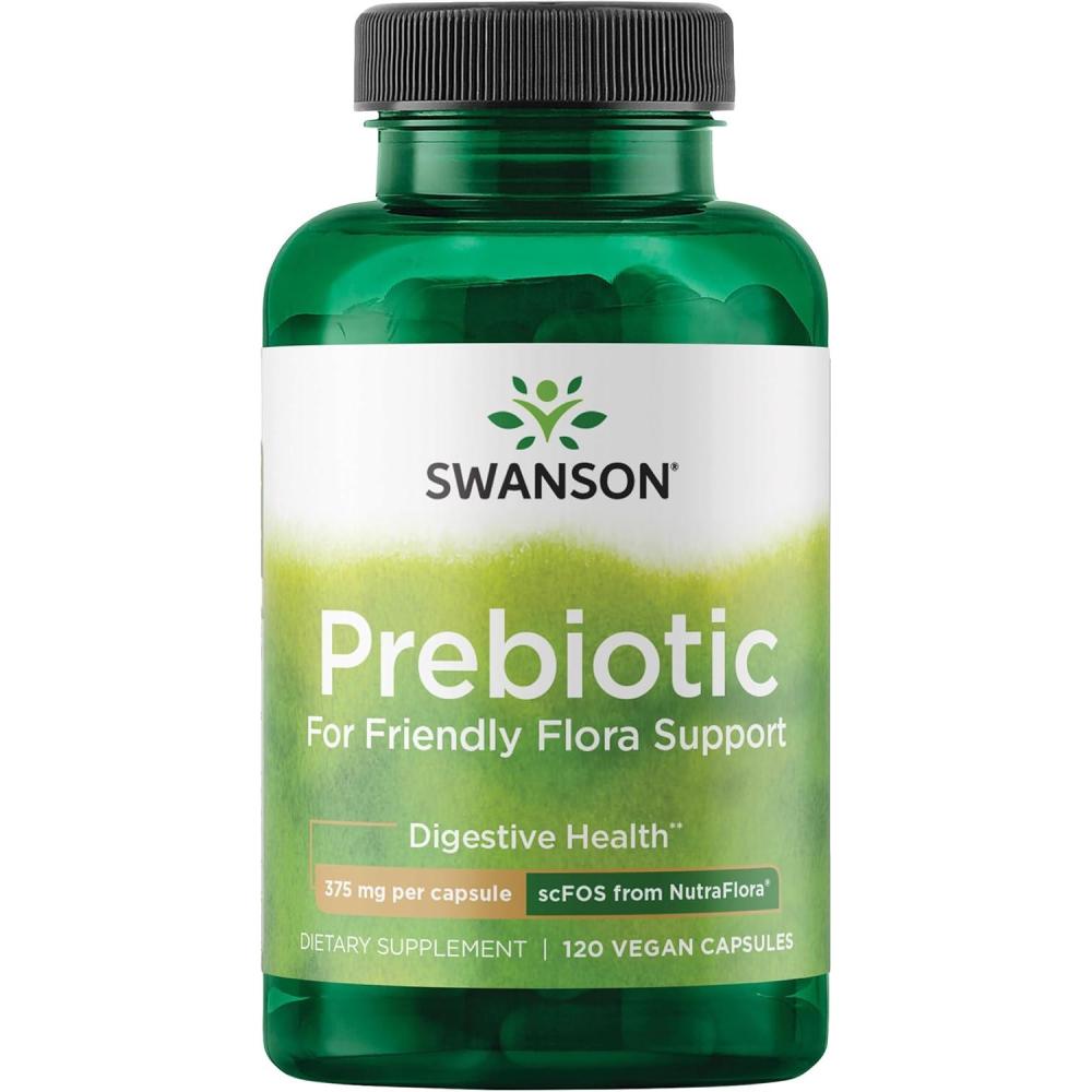 imageSwanson Prebiotic Capsules  Promotes Friendly Flora Support ampamp Overall Digestive Health  Prebiotic Fiber Promoting Gut Health ampamp Immune Health Support  120 Veggie Capsules 750mg Each 1 Pack120 Count Pack of 1
