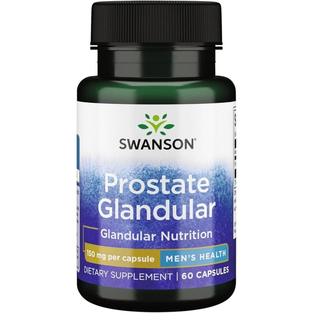 imageSwanson Raw Prostate Glandular 150 Milligrams 60 Capsules