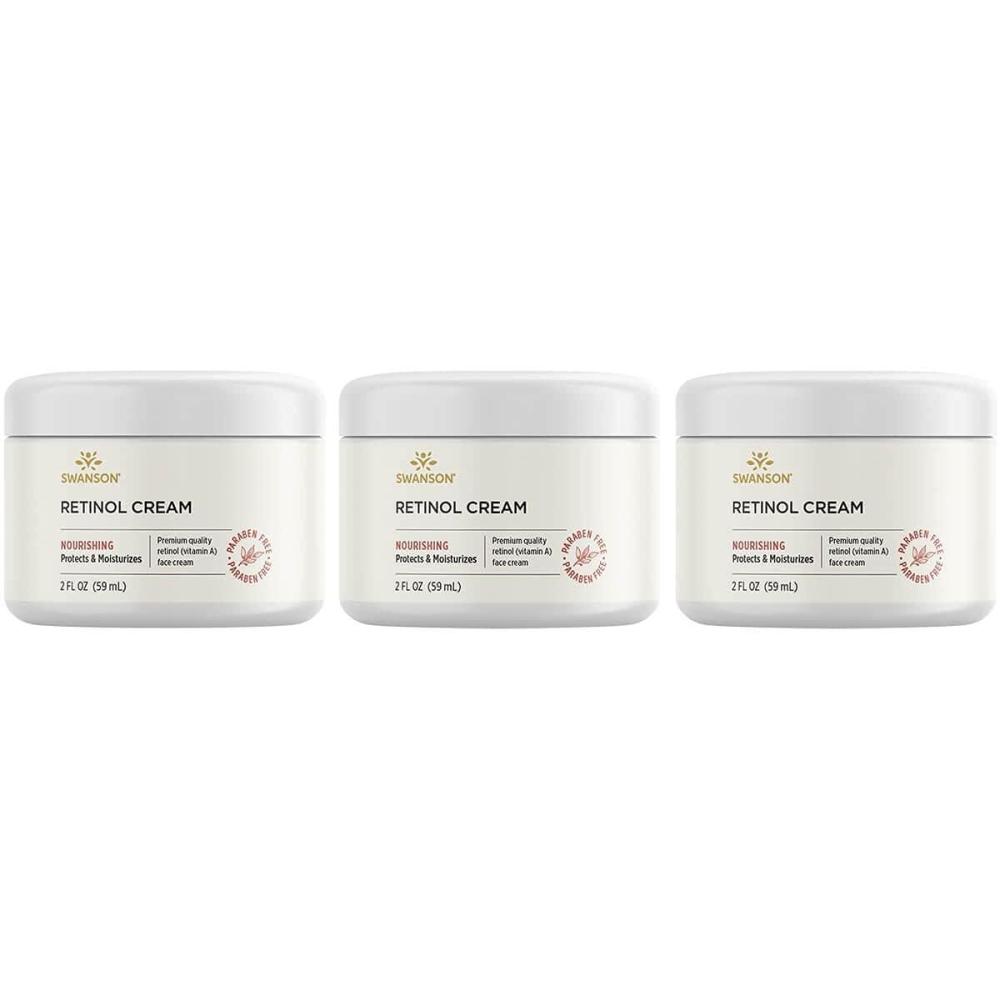 imageSwanson Retinol Cream 2 fl Ounce 59 ml Cream2 Fl Oz Pack of 3