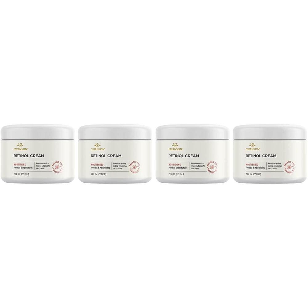 imageSwanson Retinol Cream 2 fl Ounce 59 ml Cream2 Fl Oz Pack of 4