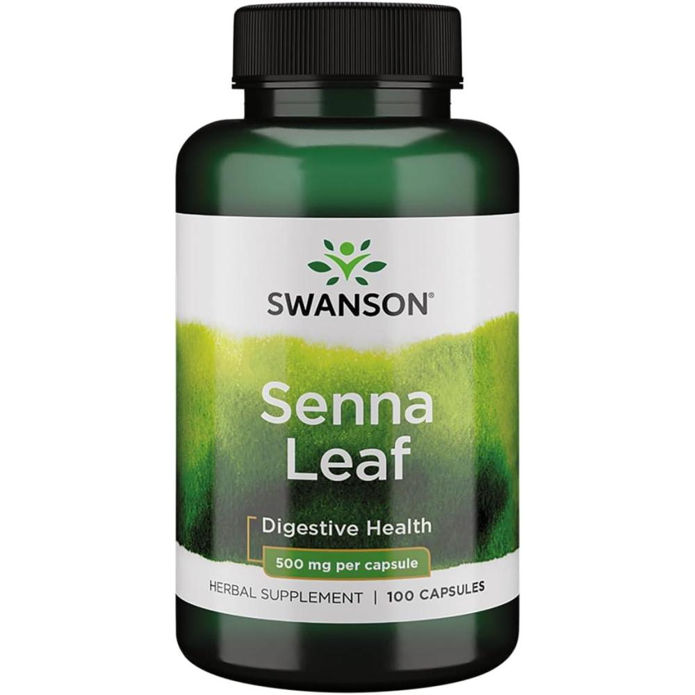 imageSwanson Senna Leaf 500 Milligrams 100 Capsules