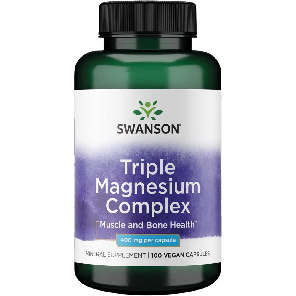 imageSwanson Triple Magnesium Complex  100 Capsules 400mg Each