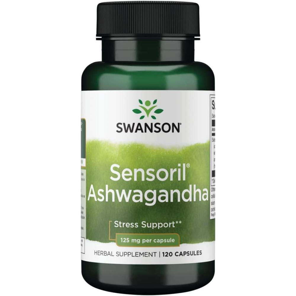 imageSwanson UL SENSORIL ASHWAGANDHA 125MG 120CAP