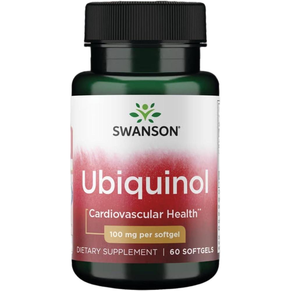imageSwanson Ubiquinol 100 Milligrams 60 Sgels