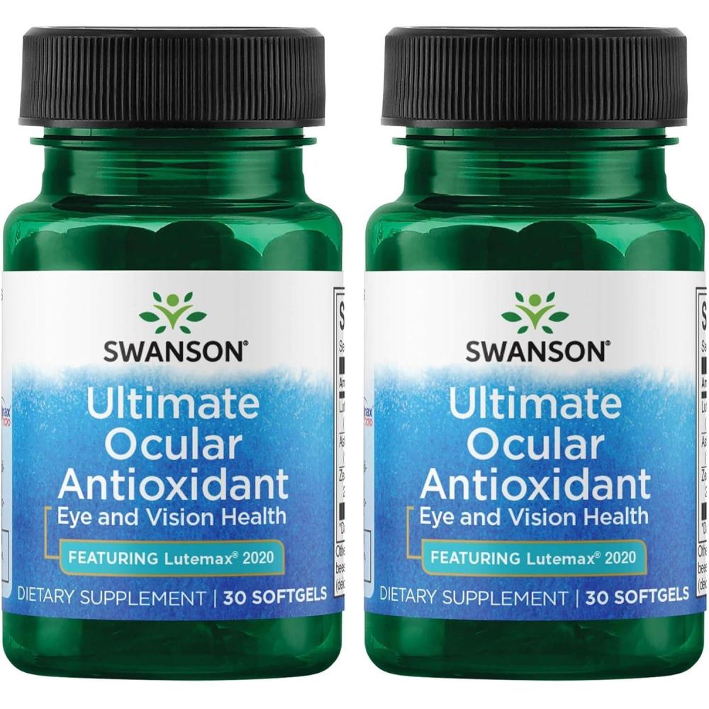 imageSwanson Ultra Ocular Antioxidant  Featuring Lutemax 2020 30 Sgels  Pack of 2