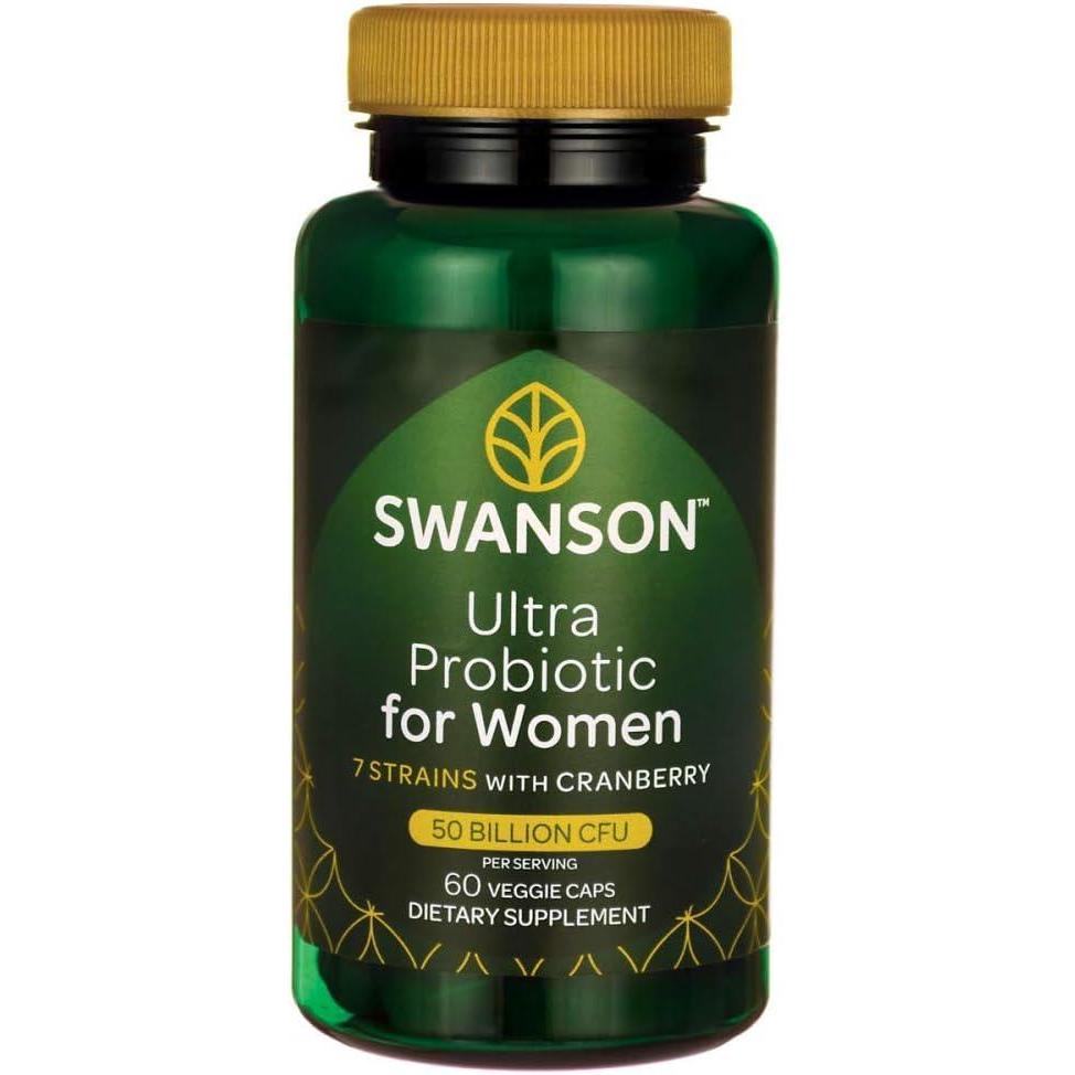 imageSwanson Ultra Probiotic for Women 50 Billion Cfu 60 Veg Capsules