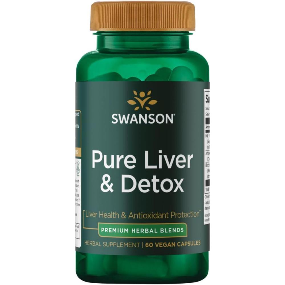 imageSwanson Ultra Pure Liver ampamp Detox  60 Vegan Capsules