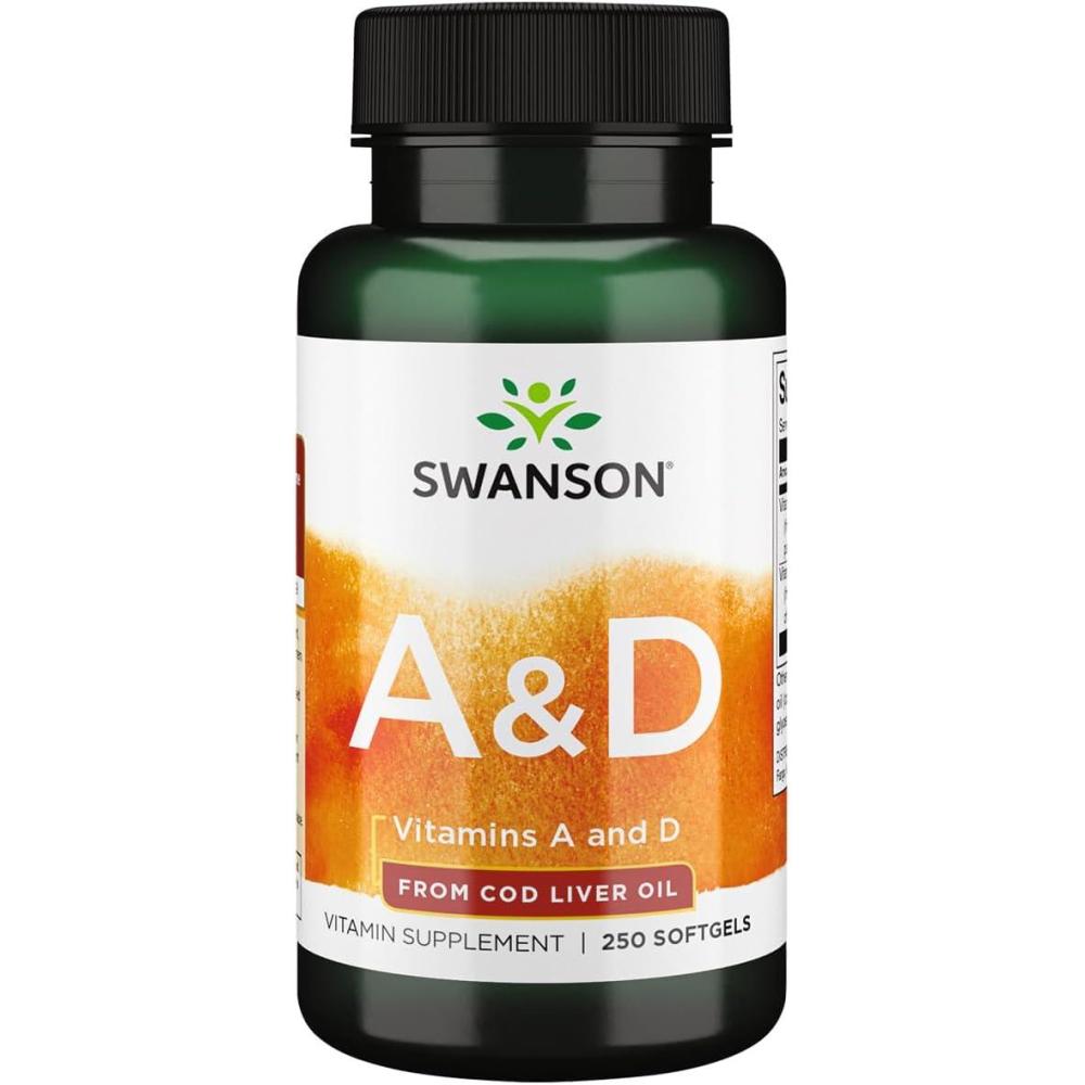 imageSwanson Vitamin A ampamp D Skin Eye Immune System Health 250 Sgels