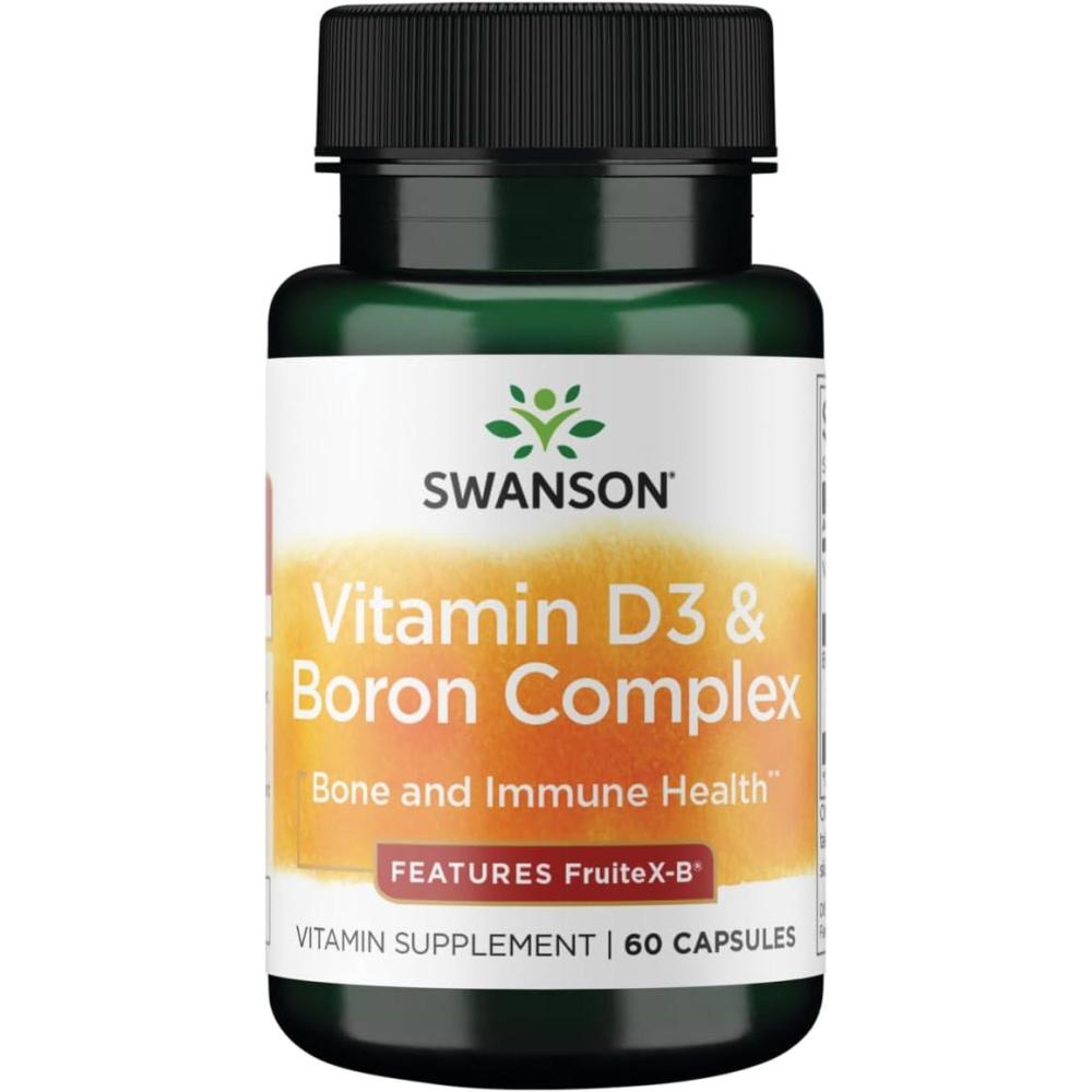 imageSwanson Vitamin D ampamp Boron 60 Capsules