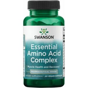 Swanson Ajipure 9 Essential Amino Acid Formula Pharmaceutical Grade 60 Veg Capsules