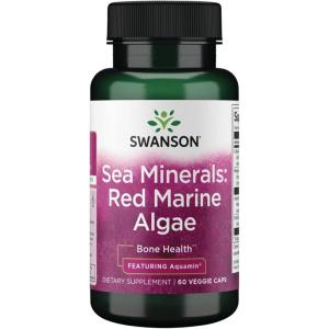 Swanson Aquamin Sea Minerals: Red Mineral Algae 60 Veg Capsules