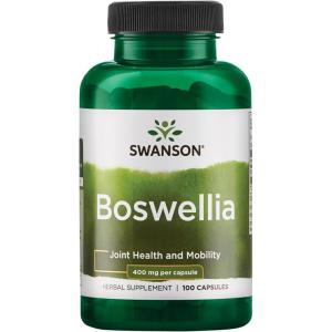 Swanson Boswellia Joint Flexibility Movement Support Ayurvedic Herb (boswellia serrata resin) 400 mg per Capsule 800 mg per Serving 100 Count(100 Count (Pack of 1))