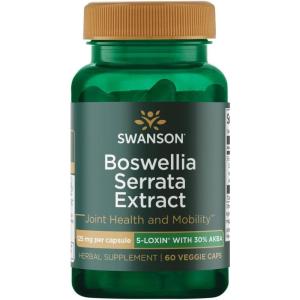 Swanson Boswellia Serrata Extract 125 Milligrams 60 Veg Capsules(60 Count (Pack of 1))