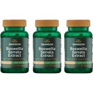 Swanson Boswellia Serrata Extract 125 Milligrams 60 Veg Capsules(60 Count (Pack of 3))