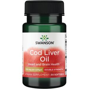 Swanson COD Liver Oil DBL-Strength 30 SGELS