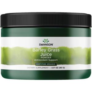 Swanson Certified Organic Barley Grass Juice Powder 3.17 Ounce (90 g) Pwdr