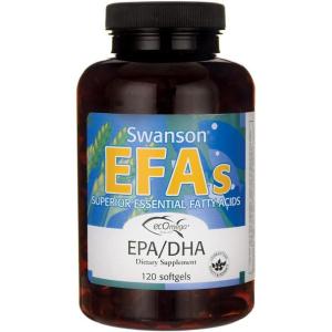 Swanson EFA EPA & DHA Lemon Flavor 120 SGELS