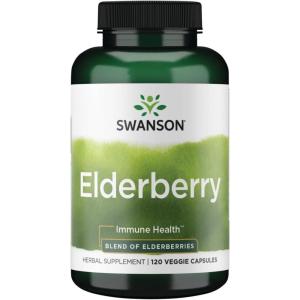 Swanson Elderberry 575 Milligrams 120 Veg Capsules