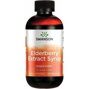 Swanson Elderberry Extract Syrup 8 fl Ounce (237 ml) Liquid